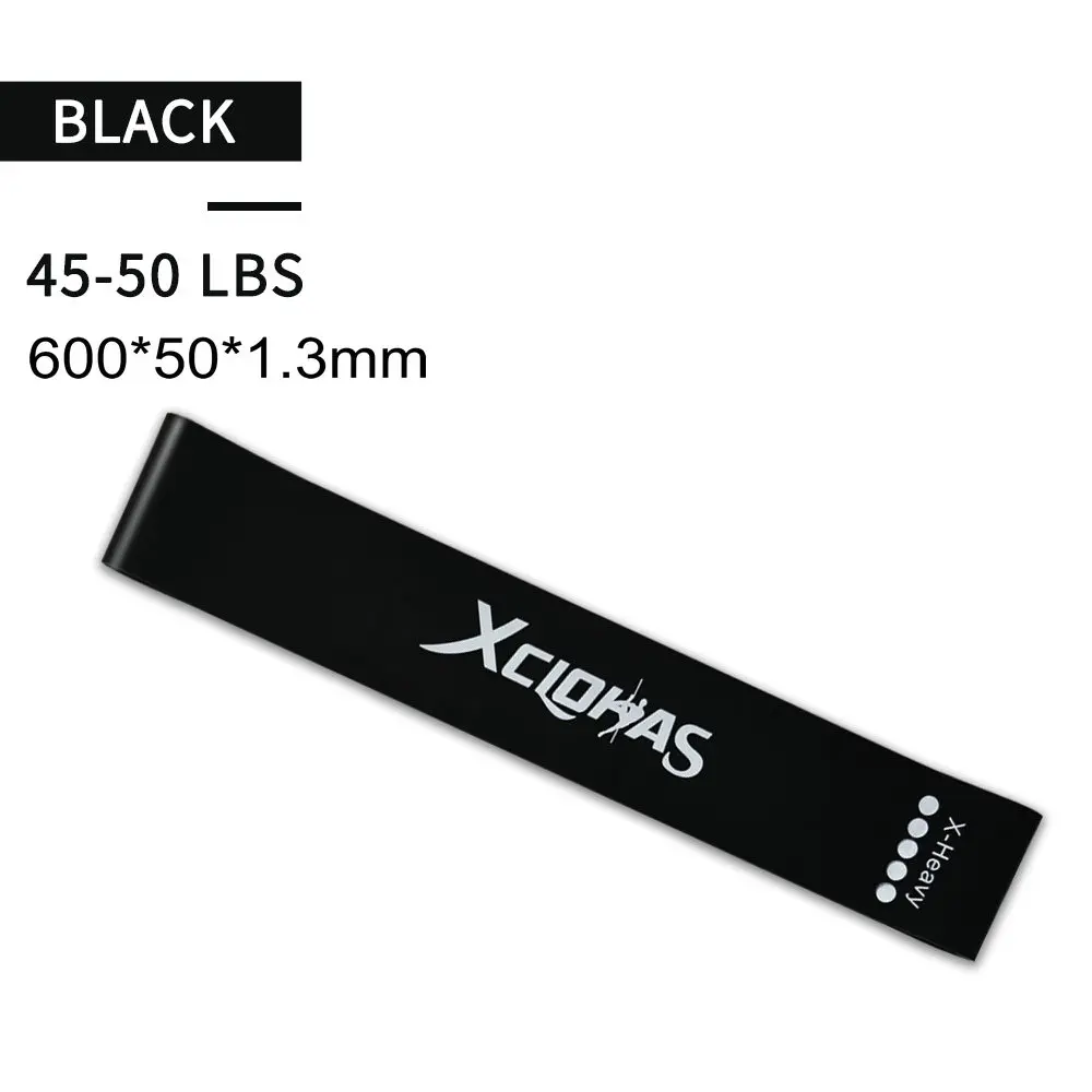 XC LOHAS Fitness Equipment Unisex Resistance Bands Set 5 Level 10-50LBS Gym Training Yoga Pilates Rubber Loops Workout Expander (5)
