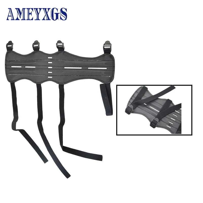 1pc Archery Arm Guard Leather Black Breathable Shooting Tool Protective Adjustable 4 Straps For Hunting Training Accessories
1pc Archery Arm Guard Leather Black Breathable Shooting Tool Protective Adjustable 4 Straps For Hunting Training Accessories