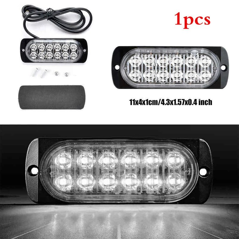 1x DC12V 36W White 12LED Car Truck Safety Urgent Always Bright Light Ultra Thin High Brightness Strong Working Lamp 333mA
1x DC12V 36W White 12LED Car Truck Safety Urgent Always Bright Light Ultra Thin High Brightness Strong Working Lamp 333mA