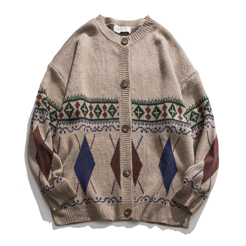 Geometric Embroidery Sweater Coat Buttons Cardigan Sweater Vintage Harajuku Knitted Sweater Winter Korean Fashion Clothing
Geometric Embroidery Sweater Coat Buttons Cardigan Sweater Vintage Harajuku Knitted Sweater Winter Korean Fashion Clothing