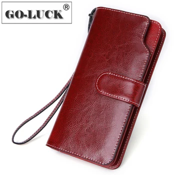 New Women's Clutch Wallets Cowhide Leather Wristband Business OL Mobile Phone Wallet Card Coin Zipper Bag
New Women's Clutch Wallets Cowhide Leather Wristband Business OL Mobile Phone Wallet Card Coin Zipper Bag