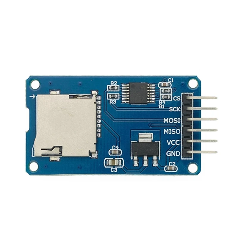1 шт. SPI Micro SD карта памяти msiro TF защитный модуль B64 | Электронные компоненты и