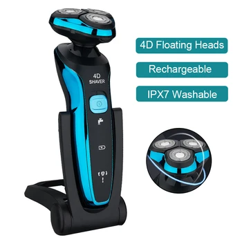 LCD Display Men Portable Electric Shaver For Men 4D Floating Heads Razor Anti-pinch Washable Beard Trimmer Shaving Machine
LCD Display Men Portable Electric Shaver For Men 4D Floating Heads Razor Anti-pinch Washable Beard Trimmer Shaving Machine