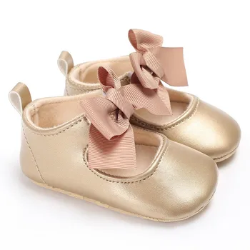 Baby Girl First Walkers Shoes 0-18M Autumn PVC Casual Solid Color Bow Decoration Soft Sole 
Baby Girl First Walkers Shoes 0-18M Autumn PVC Casual Solid Color Bow Decoration Soft Sole