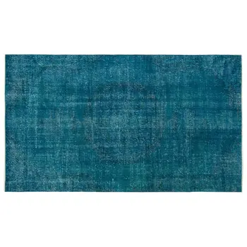 Handmade Turquoise Vintage Overdyed Turkish Area Rug 154x261 Cm-5'1''X8'7''
Handmade Turquoise Vintage Overdyed Turkish Area Rug 154x261 Cm-5'1''X8'7''