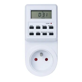 Digital Small Screen Timer Switch Socket Timer Power Meter Electronic Outlet Socket Programmable Setting for Kitchen
Digital Small Screen Timer Switch Socket Timer Power Meter Electronic Outlet Socket Programmable Setting for Kitchen