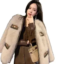 Winter Imitation Fur Coat Female Furry Winter 2021 Short Coffee Color Thickened Warmth Young Fur One Western style M151
Winter Imitation Fur Coat Female Furry Winter 2021 Short Coffee Color Thickened Warmth Young Fur One Western style M151