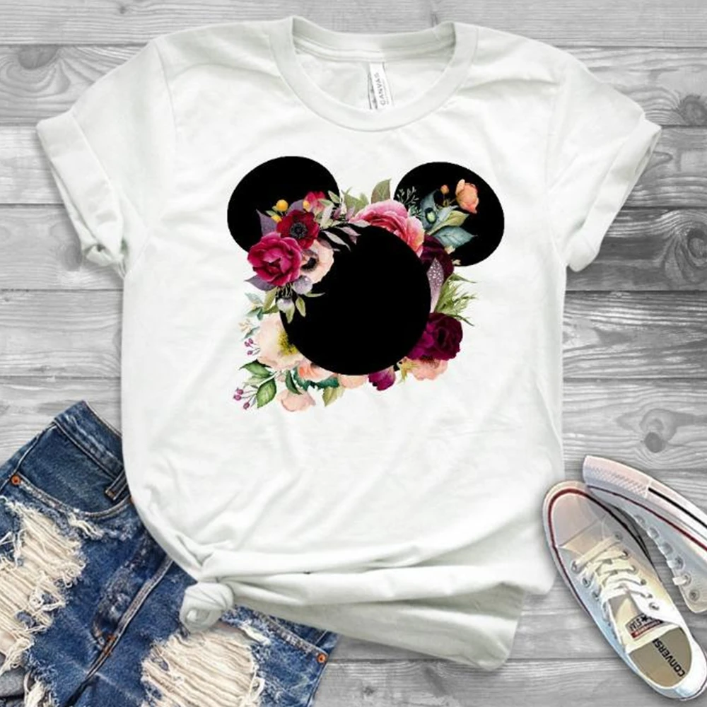 Women Fashion Graphic Flower Womens T-Shirt Cute Ear Tshirts Girl Laides Tumblr Tee Hipster Clothing Female T Shirt Print Tees
Women Fashion Graphic Flower Womens T-Shirt Cute Ear Tshirts Girl Laides Tumblr Tee Hipster Clothing Female T Shirt Print Tees