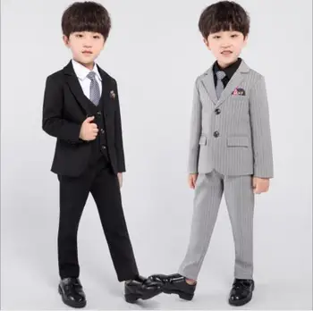 2019 Brand Formal Flowers Wedding Boys Suits Children Blazers Tuxedo sets Party clothing vest pant coat tie ceremony Costumes
2019 Brand Formal Flowers Wedding Boys Suits Children Blazers Tuxedo sets Party clothing vest pant coat tie ceremony Costumes