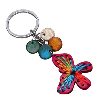 Handmade Hanging Key Ring Ornament Coconut Shell Keychain Creative Keychain Decor (Random Color, Random Style)
Handmade Hanging Key Ring Ornament Coconut Shell Keychain Creative Keychain Decor (Random Color, Random Style)