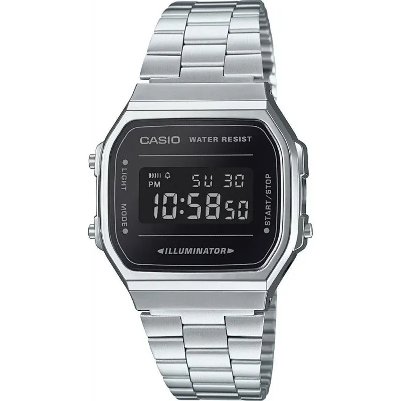 Quartz Wristwatches Casio A-168WEM-1E mens watch wrist accessories on the bracele | Наручные часы
