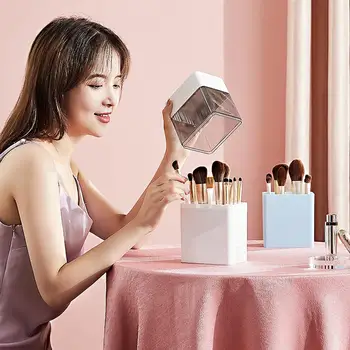 ABS Plastic Dust-proof Makeup Brush 12-hole Compartment Storage Box Makeup Brush Storage Box
ABS Plastic Dust-proof Makeup Brush 12-hole Compartment Storage Box Makeup Brush Storage Box