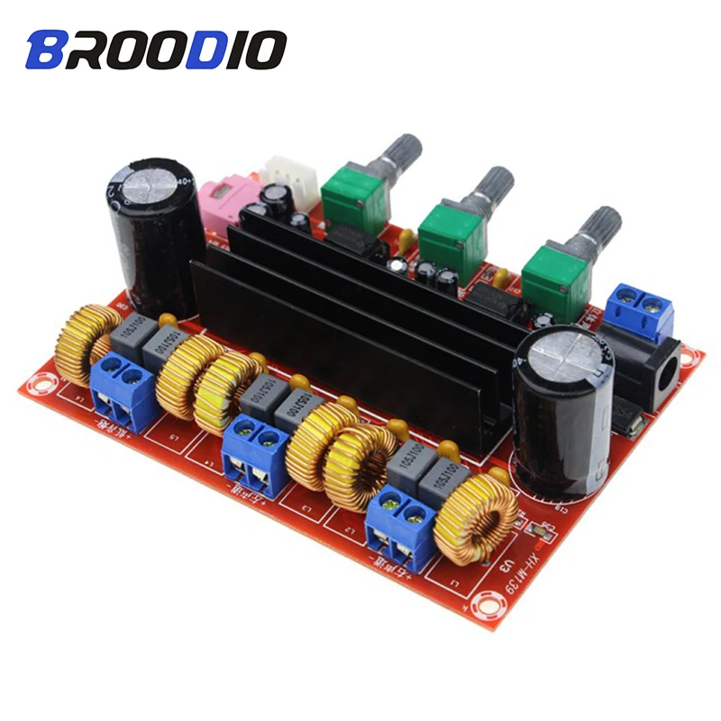 TPA3116 2.1 Digital Audio Amplifier Board TPA3116D2 50Wx2+100W 2.1 Channel Digital Subwoofer Speaker Power DC12-24V Amplificador
TPA3116 2.1 Digital Audio Amplifier Board TPA3116D2 50Wx2+100W 2.1 Channel Digital Subwoofer Speaker Power DC12-24V Amplificador