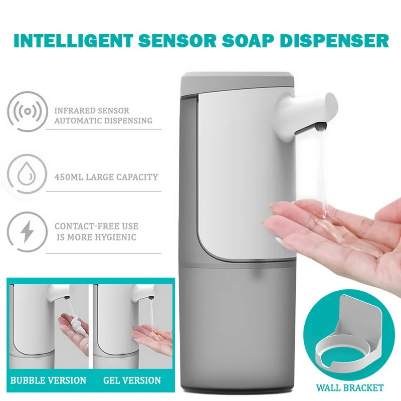 450ml Intelligent Automatic Liquid Soap Dispenser Induction Foaming Hand Washing Device for Kitchen Bathroom (Without Liquid)
450ml Intelligent Automatic Liquid Soap Dispenser Induction Foaming Hand Washing Device for Kitchen Bathroom (Without Liquid)