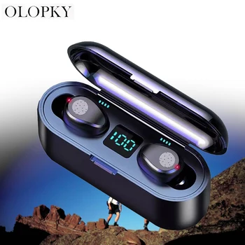 TWS F9 Wireless Bluetooth V5.0 Earphone LED Display Headphone Stereo Earbuds 2000 mAh Power Bank Sport Headset With Microphone
TWS F9 Wireless Bluetooth V5.0 Earphone LED Display Headphone Stereo Earbuds 2000 mAh Power Bank Sport Headset With Microphone