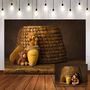 Photography Backdrop Sleepy Cute Baby in Bee Outfit Resting Against an Antique Beehive Birthday Party Studio Photo Prop
Photography Backdrop Sleepy Cute Baby in Bee Outfit Resting Against an Antique Beehive Birthday Party Studio Photo Prop