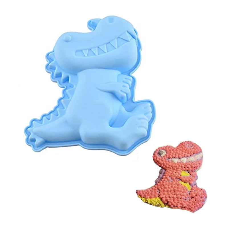 New 1 pcs Dinosaur Silicone Mold For Baking Pan 3D Cake Tray Muffin Chocolate Mould Cupcake Pudding Jelly Bakeware Cooking Tools
New 1 pcs Dinosaur Silicone Mold For Baking Pan 3D Cake Tray Muffin Chocolate Mould Cupcake Pudding Jelly Bakeware Cooking Tools