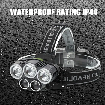 1500LM 3T6 2XPE LED Headlamps Battery Powered Ultra Bright Headlight USB Rechargeable 6 Modes Waterproof Head Lamps
1500LM 3T6 2XPE LED Headlamps Battery Powered Ultra Bright Headlight USB Rechargeable 6 Modes Waterproof Head Lamps
