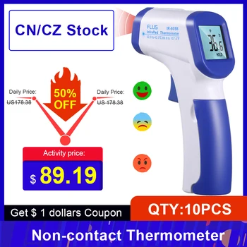 10PCS Baby/Adults Non-contact Body Thermometer Forehead Digital Infrared Thermometer Portable Non-contact Termometro Temperature
10PCS Baby/Adults Non-contact Body Thermometer Forehead Digital Infrared Thermometer Portable Non-contact Termometro Temperature