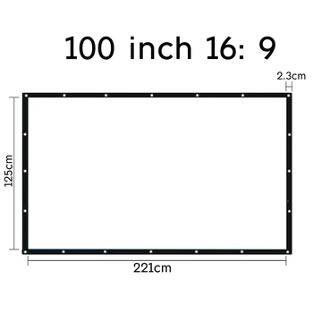 Factory direct polyester white soft simple curtain folding movie curtain projector home anti-light curtain Moisture-proof
Factory direct polyester white soft simple curtain folding movie curtain projector home anti-light curtain Moisture-proof