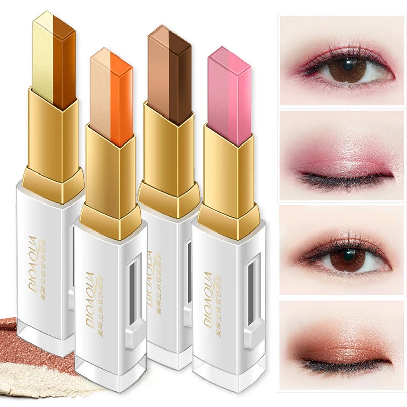 Double Color Eyeshadow Stick Stereo Gradien Shimmer Color Eye Shadow Cream Pen Eye Makeup Palette Cosmetics Smooth Makeup Pencil
Double Color Eyeshadow Stick Stereo Gradien Shimmer Color Eye Shadow Cream Pen Eye Makeup Palette Cosmetics Smooth Makeup Pencil