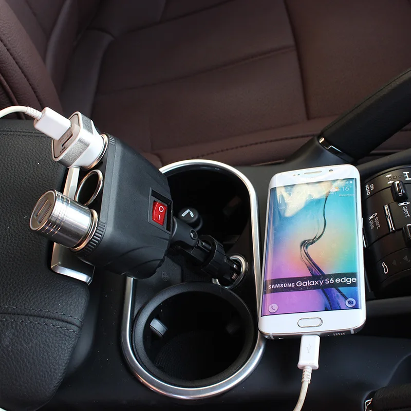 Shunwei with Separate Switch One in Three Car Mounted Charger 120W Triple Car Cigarette Lighter Sd-1923
Shunwei with Separate Switch One in Three Car Mounted Charger 120W Triple Car Cigarette Lighter Sd-1923