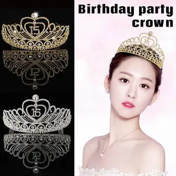 16/17th Birthday Crown Hat Rhinestone Hair Accessories Bride Banquet Headband Birthday Tiara Crystal Rhinestone Birthday Crown
16/17th Birthday Crown Hat Rhinestone Hair Accessories Bride Banquet Headband Birthday Tiara Crystal Rhinestone Birthday Crown