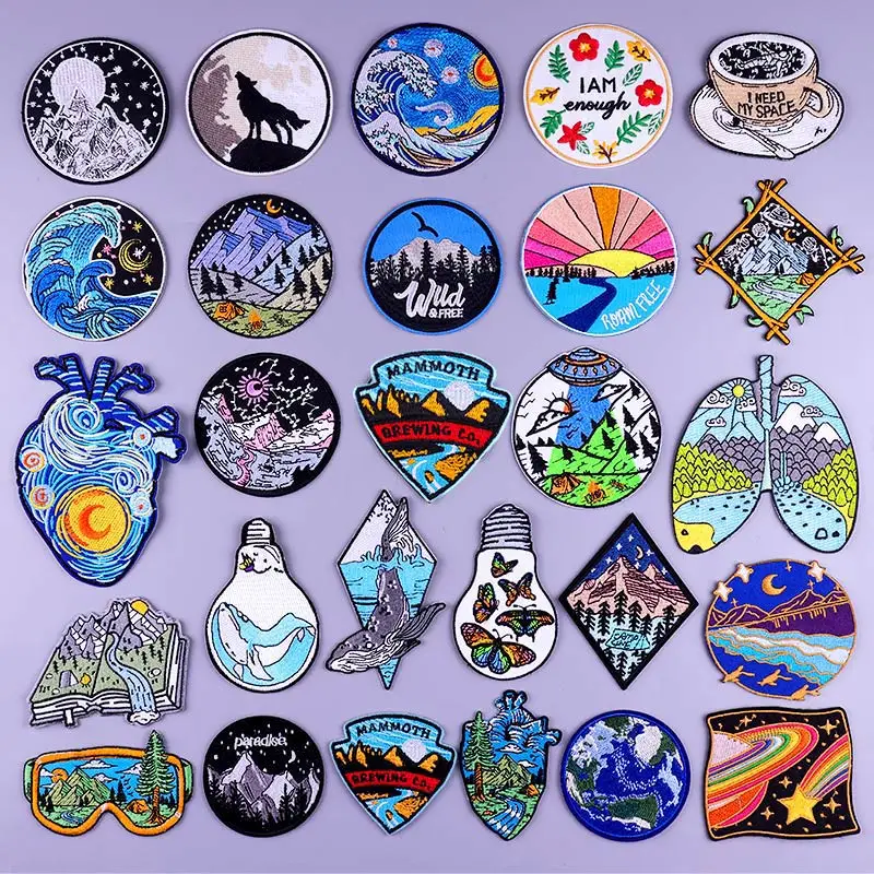Travel Patch Adventure Patches On Clothes Ocean Mountain Patch Van Gogh Stickers Applique Iron On Stickers Patches For Clothing
Travel Patch Adventure Patches On Clothes Ocean Mountain Patch Van Gogh Stickers Applique Iron On Stickers Patches For Clothing