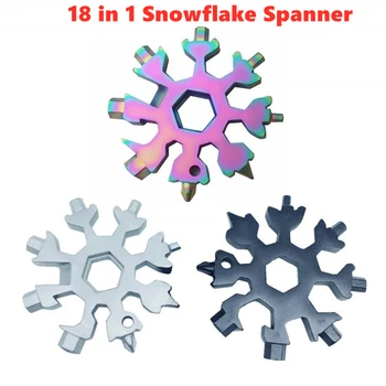 18 In 1 Snowflake Multi Pocket Tool Keyring Key Ring Spanner Hex Wrench Multifunction Multipurpose Camp Survive Outdoor Hike
18 In 1 Snowflake Multi Pocket Tool Keyring Key Ring Spanner Hex Wrench Multifunction Multipurpose Camp Survive Outdoor Hike