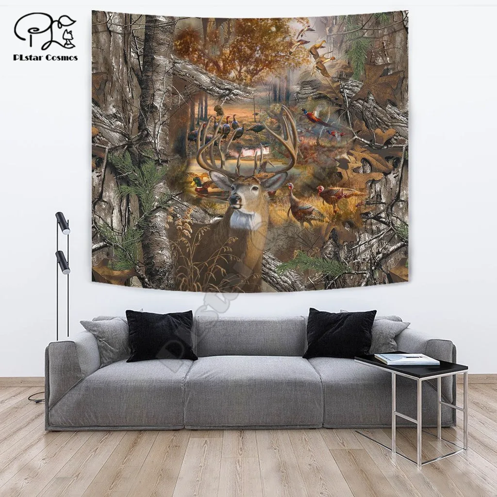 HUNTING CAMO Funny cartoon Blanket Tapestry 3D Printed Tapestrying Rectangular Home Decor Wall Hanging style-2
HUNTING CAMO Funny cartoon Blanket Tapestry 3D Printed Tapestrying Rectangular Home Decor Wall Hanging style-2