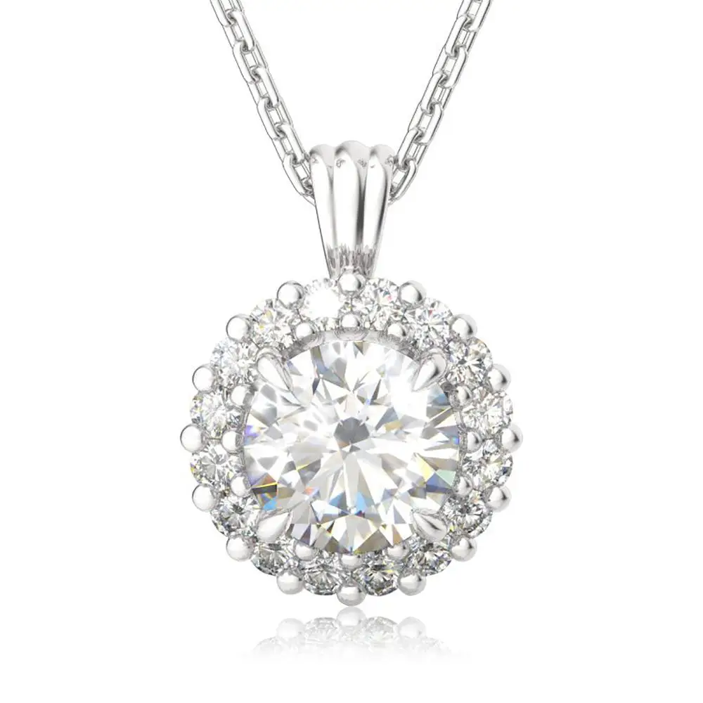 Szjinao Real 2ct D Color Moissanite Pendant Necklace 925 Sterling Silver AAA+ Cubic Zirconia Wedding Engagement Trendy Jewelry
Szjinao Real 2ct D Color Moissanite Pendant Necklace 925 Sterling Silver AAA+ Cubic Zirconia Wedding Engagement Trendy Jewelry