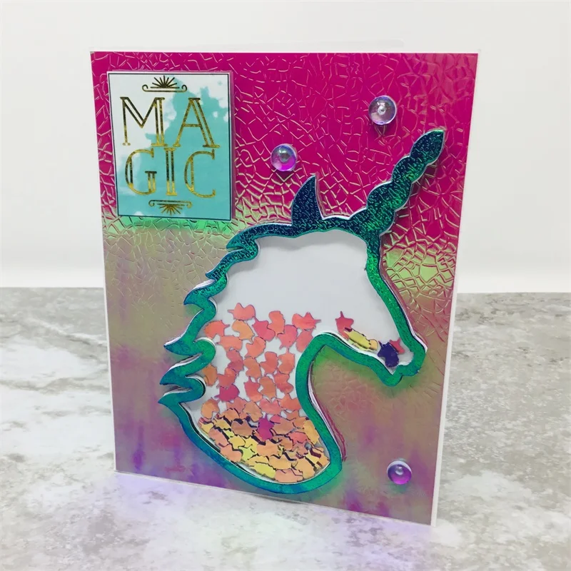 KSCRAFT Big Unicorn Shaker Metal Cutting Dies Stencils for DIY Scrapbooking/photo album Decorative Embossing DIY Cards
KSCRAFT Big Unicorn Shaker Metal Cutting Dies Stencils for DIY Scrapbooking/photo album Decorative Embossing DIY Cards