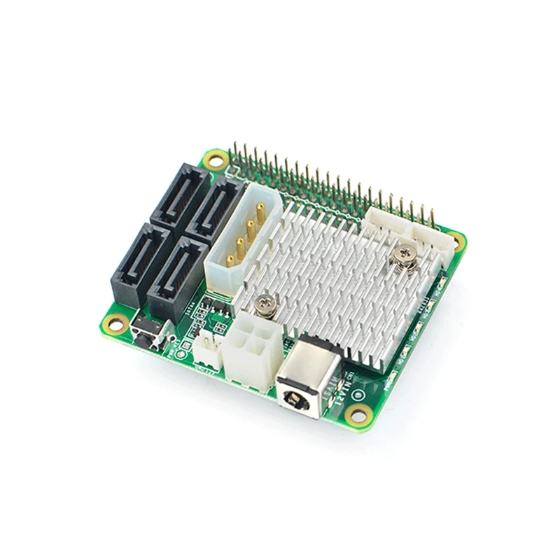 Плата расширения NanoPi M4B/M4V2 PCIe на 4 порта SATA3.0 плата NAS RK3399 Штабелируемый дизайн
