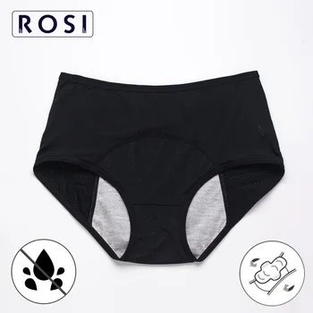 Menstrual Period Black Comfort Breathable Mesh Panties For Women Plus Size 4XL 5XL Female Underwear High Waist Underpants ROSI
Menstrual Period Black Comfort Breathable Mesh Panties For Women Plus Size 4XL 5XL Female Underwear High Waist Underpants ROSI