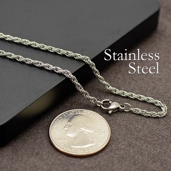 20 Pieces - Stainless Steel Chain Necklace, Rope Chain Necklace for Men and Women, Brad New Chunky Necklace Anti Tarnish 
20 Pieces - Stainless Steel Chain Necklace, Rope Chain Necklace for Men and Women, Brad New Chunky Necklace Anti Tarnish