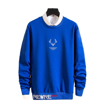 men s crewneck sweatshirt fleece long sleeve 2019 autumn winter plus large size blue print white deer head flower free ship
men s crewneck sweatshirt fleece long sleeve 2019 autumn winter plus large size blue print white deer head flower free ship