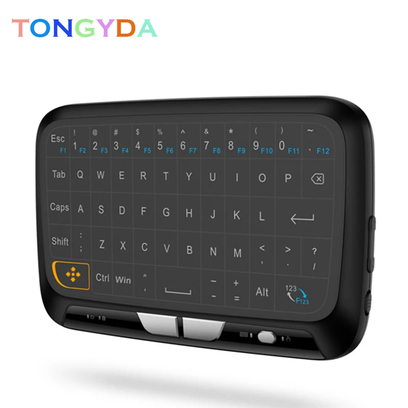 H18 English Mini Keyboard 2.4GHz Backlit Wireless Air Mouse Remote Control with Touchpad Mini Keyboard For Android TV Box X96
H18 English Mini Keyboard 2.4GHz Backlit Wireless Air Mouse Remote Control with Touchpad Mini Keyboard For Android TV Box X96