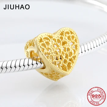 2018 fashion golden heart openwork 925 Sterling Silver beads Fit Original JIUHAO Charm Bracelet Jewelry making
2018 fashion golden heart openwork 925 Sterling Silver beads Fit Original JIUHAO Charm Bracelet Jewelry making