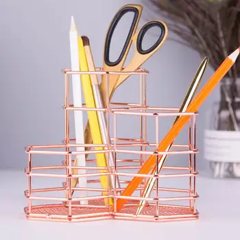 Hexagon Shaped Iron Hollowed Pen Makeup Brushes Storage Holder Desktop Stationery Sundries Pencil Organizer Container Ornaments
Hexagon Shaped Iron Hollowed Pen Makeup Brushes Storage Holder Desktop Stationery Sundries Pencil Organizer Container Ornaments