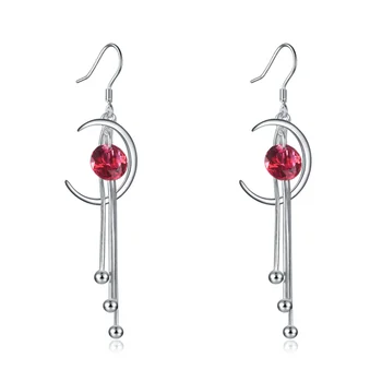 S925 Sterling Silver Earrings Personality Charm Temperament Female Beautiful Multi-line Elongated Tassel Moon Zircon Earrings
S925 Sterling Silver Earrings Personality Charm Temperament Female Beautiful Multi-line Elongated Tassel Moon Zircon Earrings