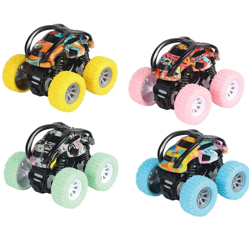 Four Styles Bigfoot Car Model Inertia Off-Road Vehicle Toy Four-wheel Drive 360 Degree Flipping Car Outdoor Toys for Child Baby
Four Styles Bigfoot Car Model Inertia Off-Road Vehicle Toy Four-wheel Drive 360 Degree Flipping Car Outdoor Toys for Child Baby