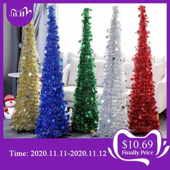 4.5ft/3.9ft Colorful Artificial Foldable Christmas Tree Party Xmas Door Home Standing Decoration For New Year DIY Decor
4.5ft/3.9ft Colorful Artificial Foldable Christmas Tree Party Xmas Door Home Standing Decoration For New Year DIY Decor