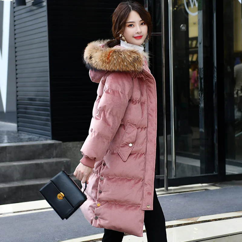 2018 Winter New Style WOMEN'S Dress Gold Velvet Cotton Overcoat Korean-style Elegant Fashion down Jacket Cotton-padded Clothes C
2018 Winter New Style WOMEN'S Dress Gold Velvet Cotton Overcoat Korean-style Elegant Fashion down Jacket Cotton-padded Clothes C