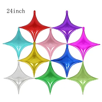 100pcs foil balloons new style 24inch Four-pointed star party balloons for wholesale
100pcs foil balloons new style 24inch Four-pointed star party balloons for wholesale
