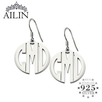 AILIN 925 Sterling Silver Earrings For Women Custom Name Initial 3 Letters Earings Personalised Jewelry Girlfriends Mother Gifts
AILIN 925 Sterling Silver Earrings For Women Custom Name Initial 3 Letters Earings Personalised Jewelry Girlfriends Mother Gifts