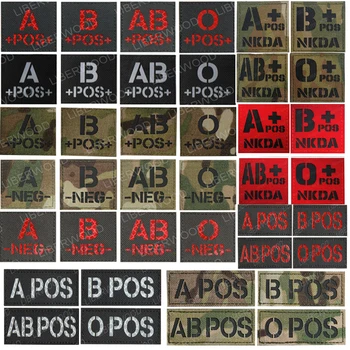 Blood Type Infrared in the Dark Patches A B AB O POS Positive Reversed CP Military Hook Loop Badge For Clothing Parches Ropa
Blood Type Infrared in the Dark Patches A B AB O POS Positive Reversed CP Military Hook Loop Badge For Clothing Parches Ropa