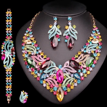 LUXURIOUS LEAVES BRIDAL JEWELRY SETS WEDDING STATEMENT NECKLACE EARRINGS SET FOR BRIDES PARTY COSTUME ACCESSORIES GIFT FOR WOMEN
LUXURIOUS LEAVES BRIDAL JEWELRY SETS WEDDING STATEMENT NECKLACE EARRINGS SET FOR BRIDES PARTY COSTUME ACCESSORIES GIFT FOR WOMEN