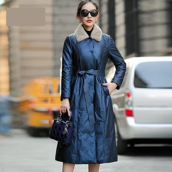 Mink Fur Collar Real Fur Coat Female Genuine Leather Jacket Autumn Winter Coat Women Clothes 2020 Sheepskin Down Coat ZT4982 
Mink Fur Collar Real Fur Coat Female Genuine Leather Jacket Autumn Winter Coat Women Clothes 2020 Sheepskin Down Coat ZT4982