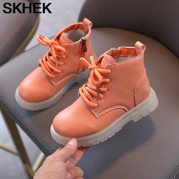 SKHEK Girls Boots Children's Winter Boots Shoes Waterproof Martin Boot Ankle For Kids Female Snow Fur Red Black Size 26-36
SKHEK Girls Boots Children's Winter Boots Shoes Waterproof Martin Boot Ankle For Kids Female Snow Fur Red Black Size 26-36