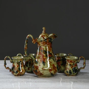 Compote set "Bazhov's motives", under malachite, multicolored, 5 items, 2 l jug, 4 cups 0.3
Compote set "Bazhov's motives", under malachite, multicolored, 5 items, 2 l jug, 4 cups 0.3